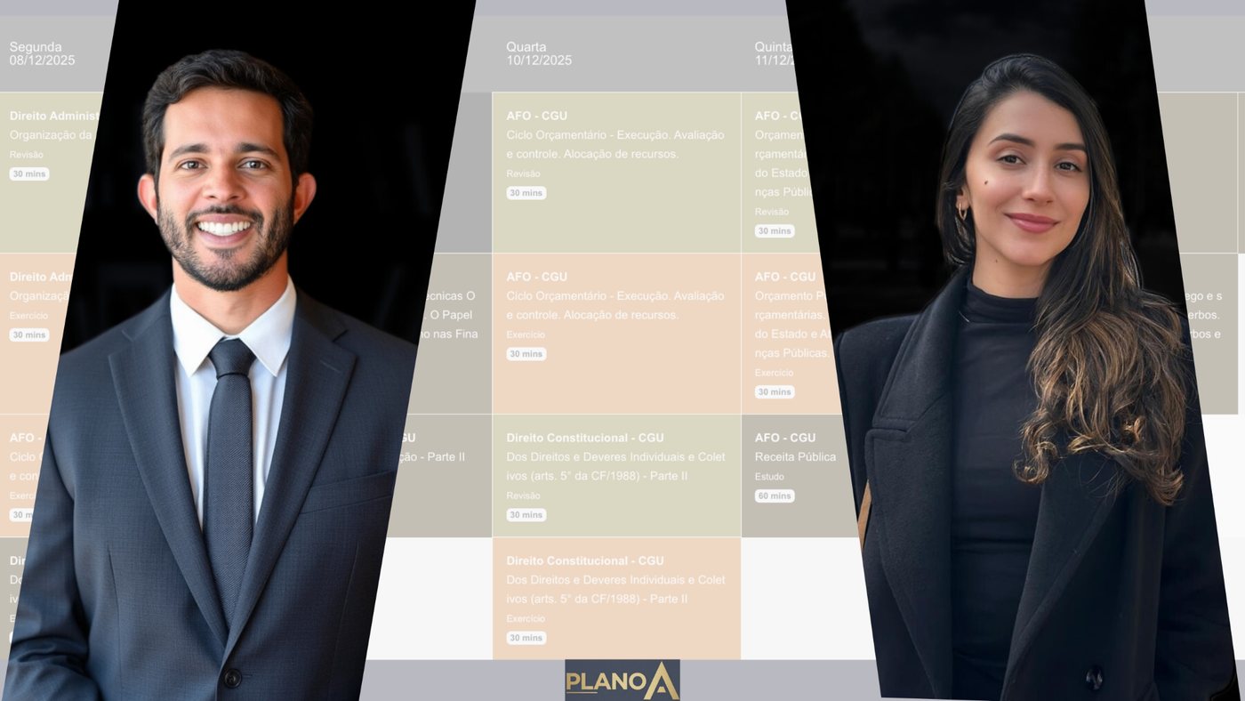 Vinícius Alencar e Anna Paula, mentores do Plano A
